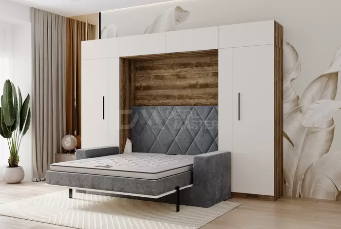 Шкаф-кровать трансформер "Deluxe platinum Balance"